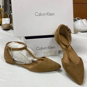 Calvin Klein GINA Studded “kid” suede